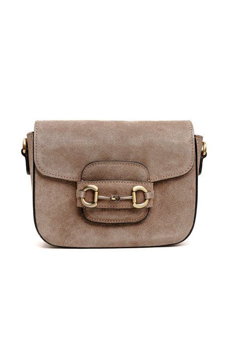 Жіноча сумка на плече замш  6660 фото